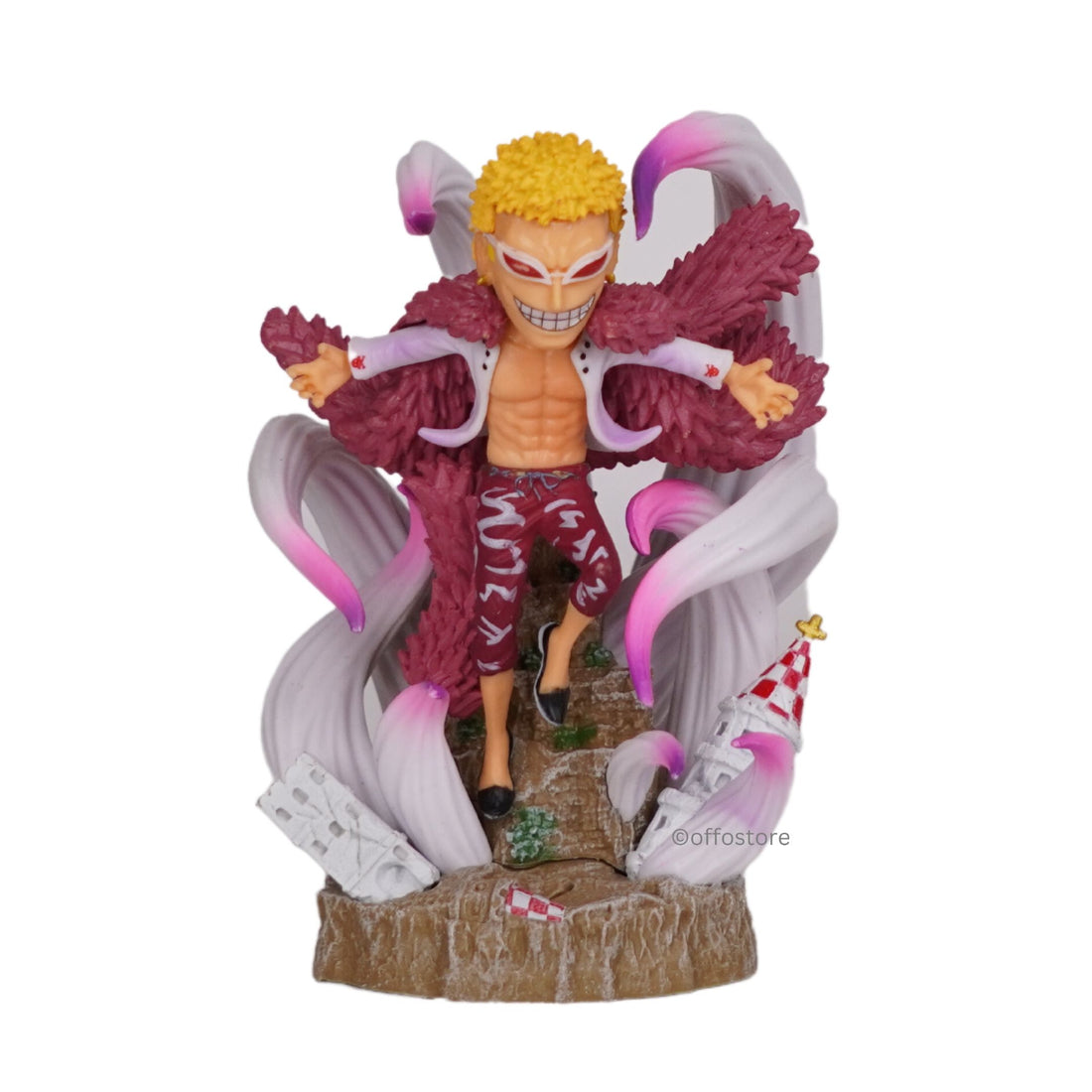 One Piece Anime Doflamingo Standing Mini Action Figure -2