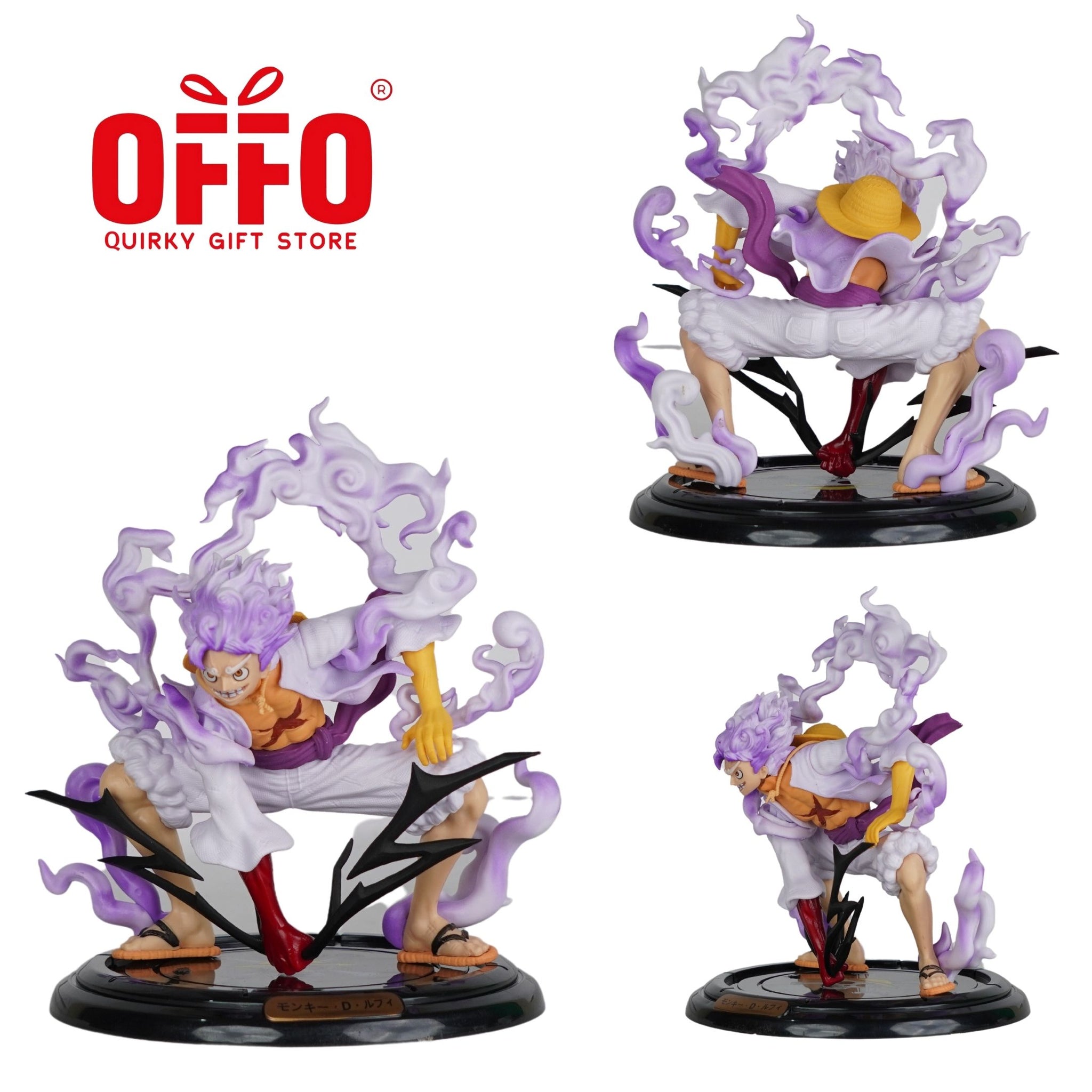 luffy gear 5th figure One Piece Anime Luffy Gear 5 Fight Pose Action Figure