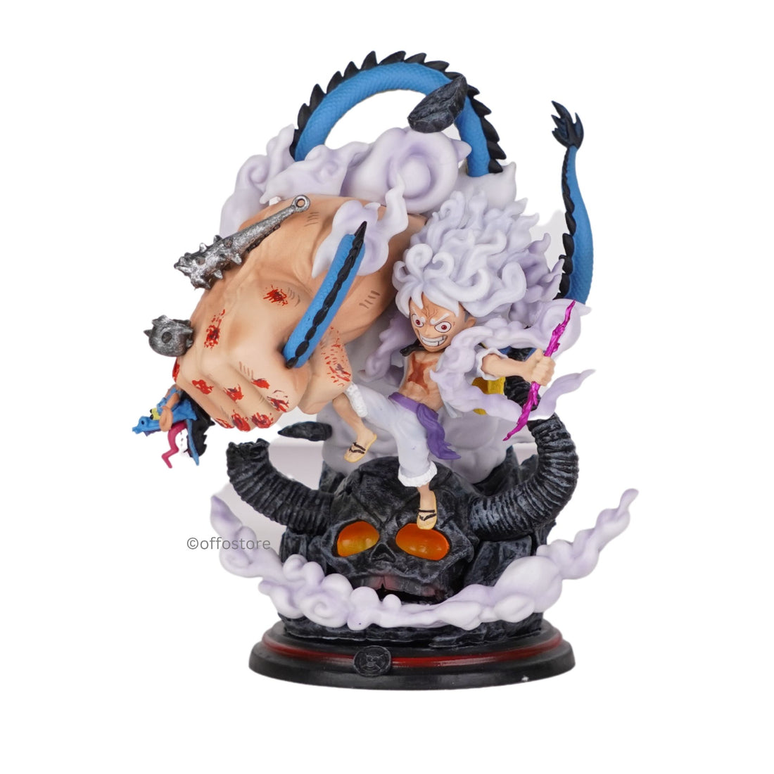 One Piece Anime Luffy Gear 5 Vs Kaido Action Figure