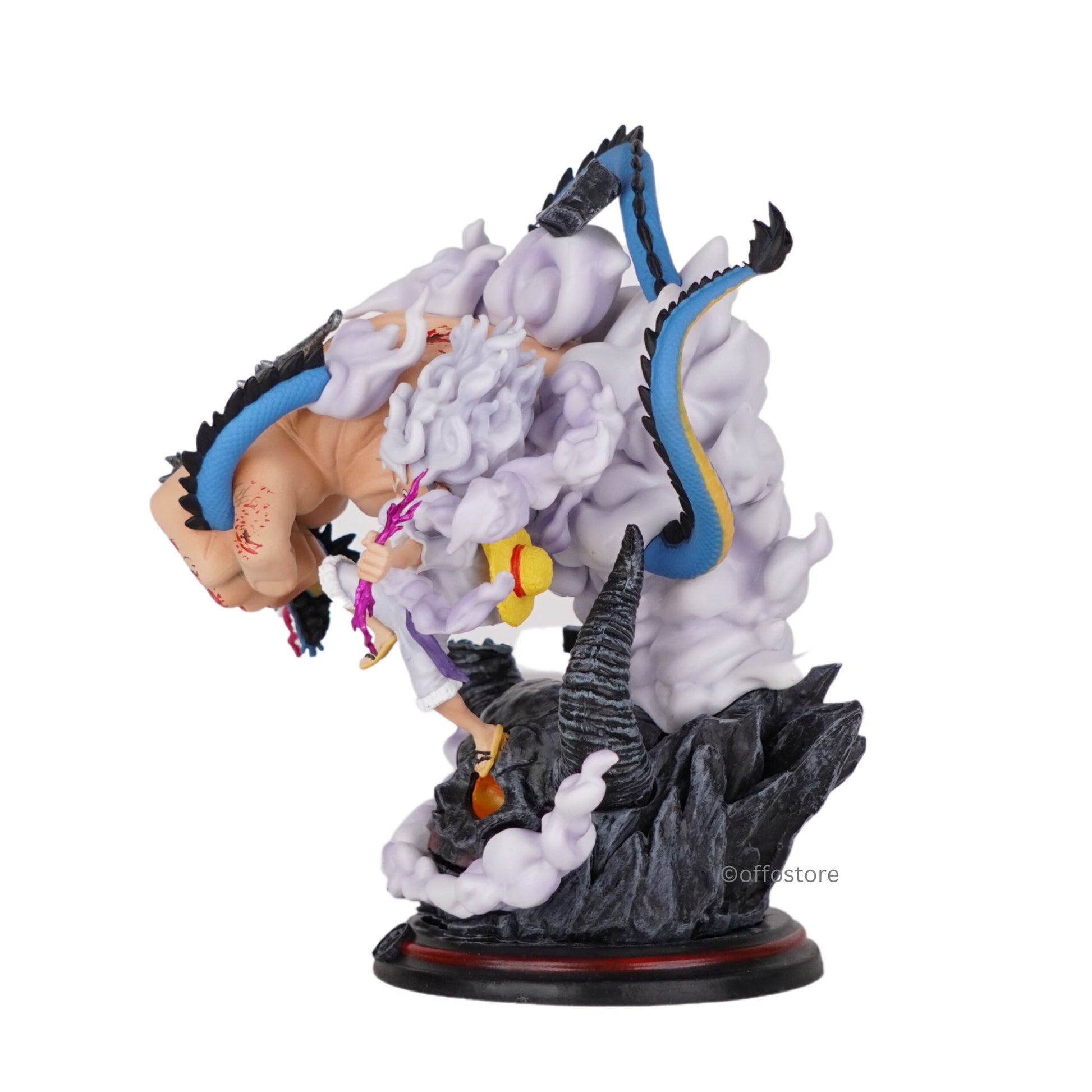 One Piece Anime Luffy Gear 5 Vs Kaido Action Figure