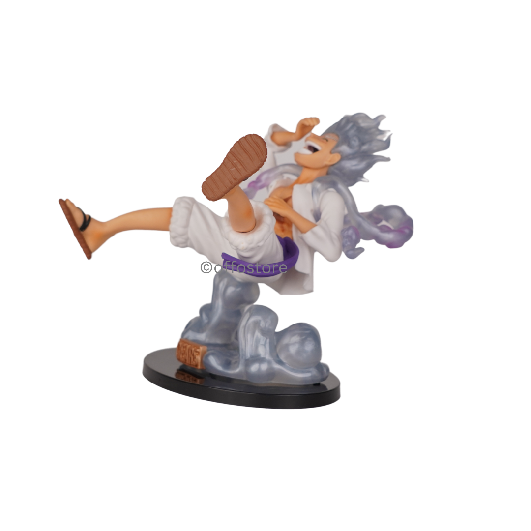 One Piece Anime Nika Luffy Gear 5 White Action Figure