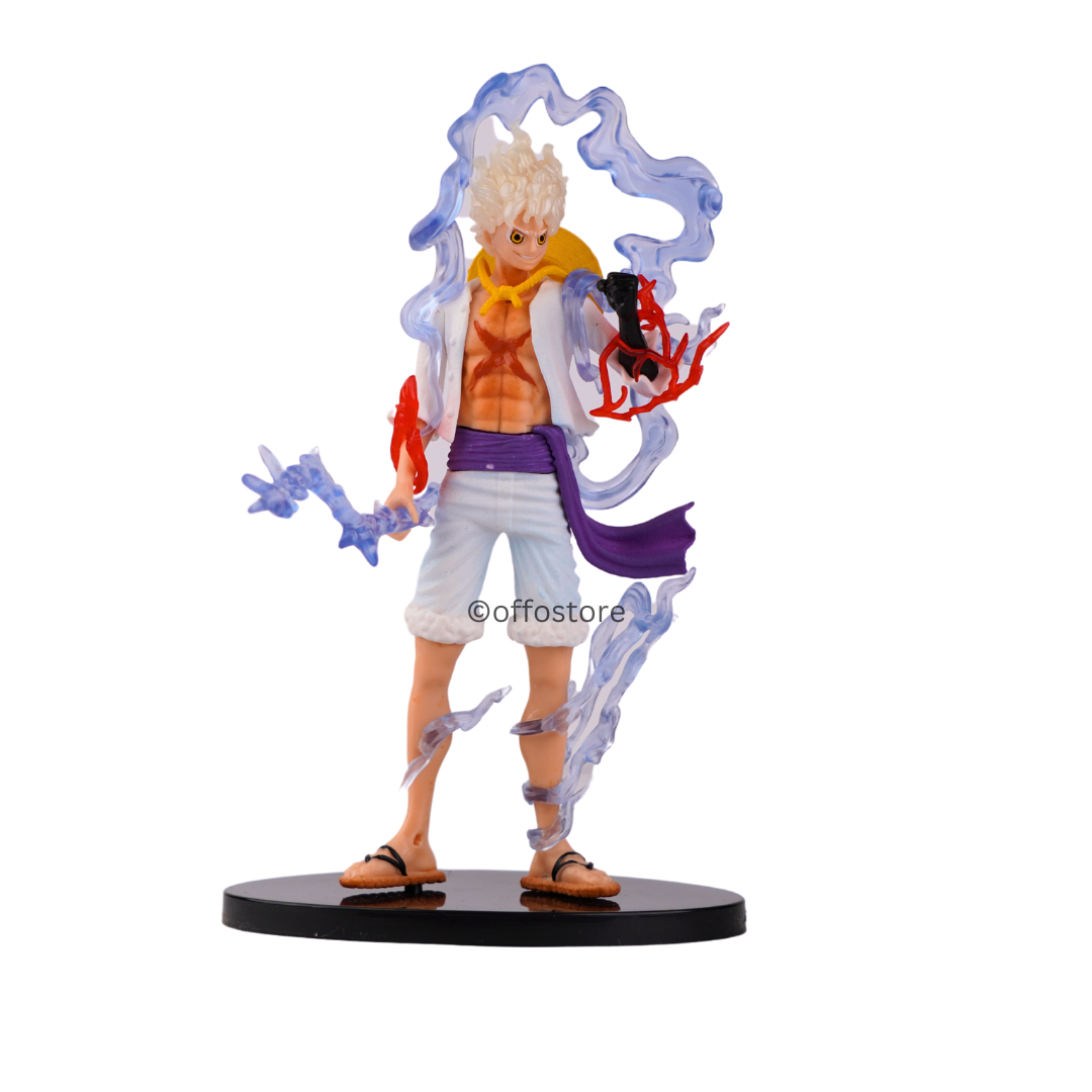 Anime One Piece Luffy Gear 5 Sun God Action Figure