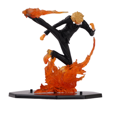 One Piece Anime Sanji Fire Battle Action Figure