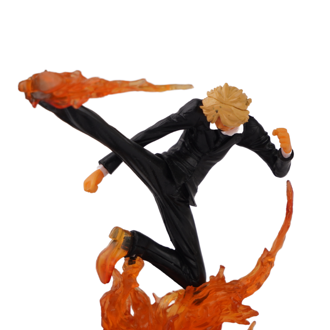 One Piece Anime Sanji Fire Battle Action Figure