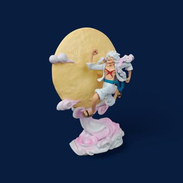 Luffy Moon Gear 5 Edition Nerd Lab Action Figure