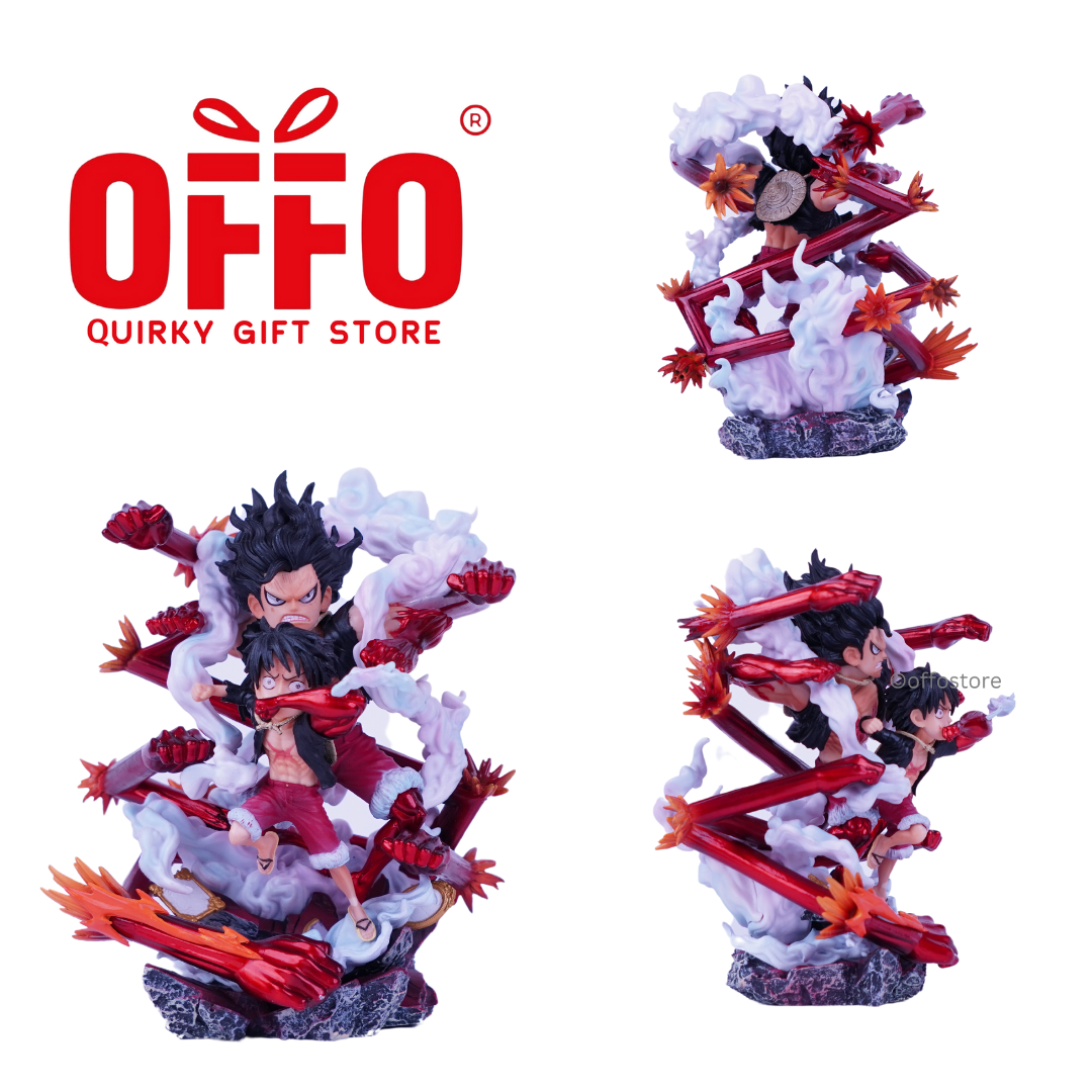 One Piece Anime Luffy Gear 4 Snake Man Action Figure