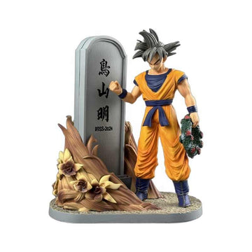 Dragon Ball Z Anime Goku Tribute Akira Toriyama Resin Statue Action Figure