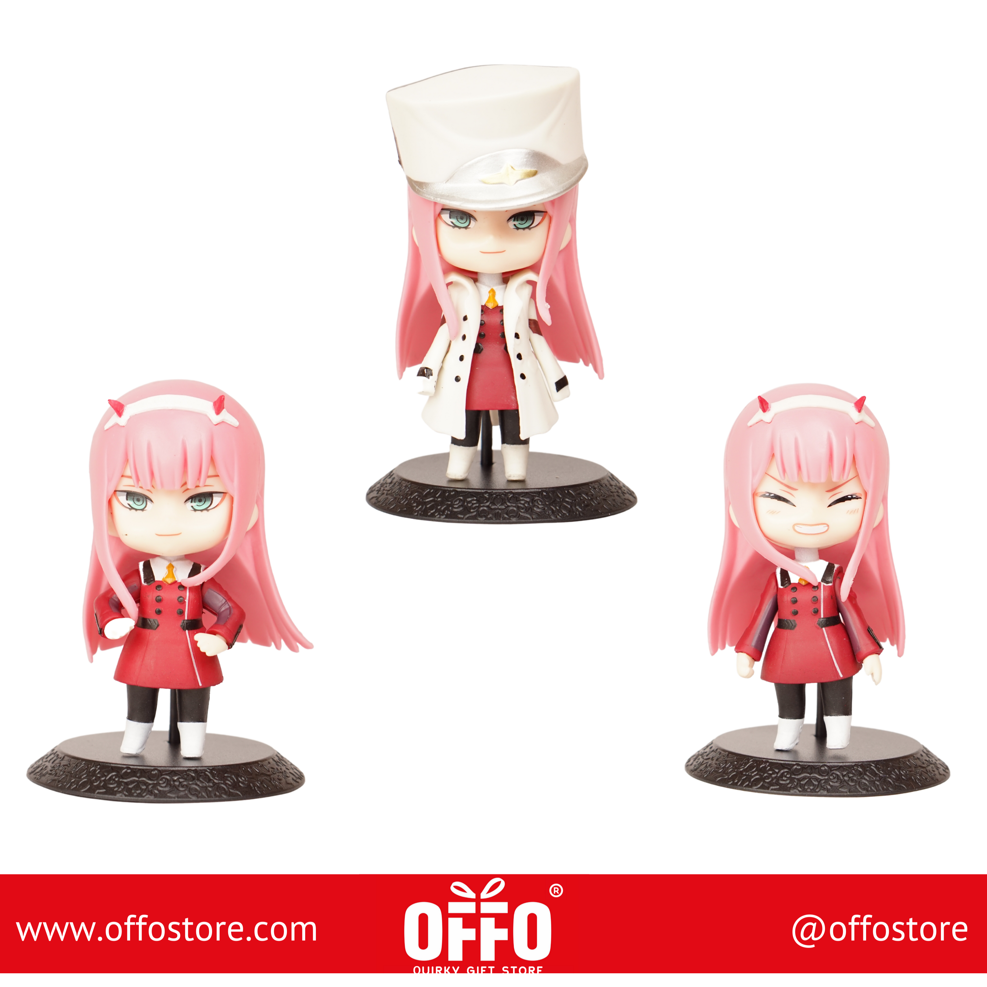 Zero Two Box Zero Two Set Of 3 Action Figures