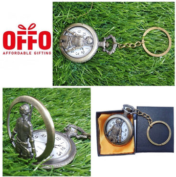 Pubg Antique Analog Pocket Watch Vintage Keychain