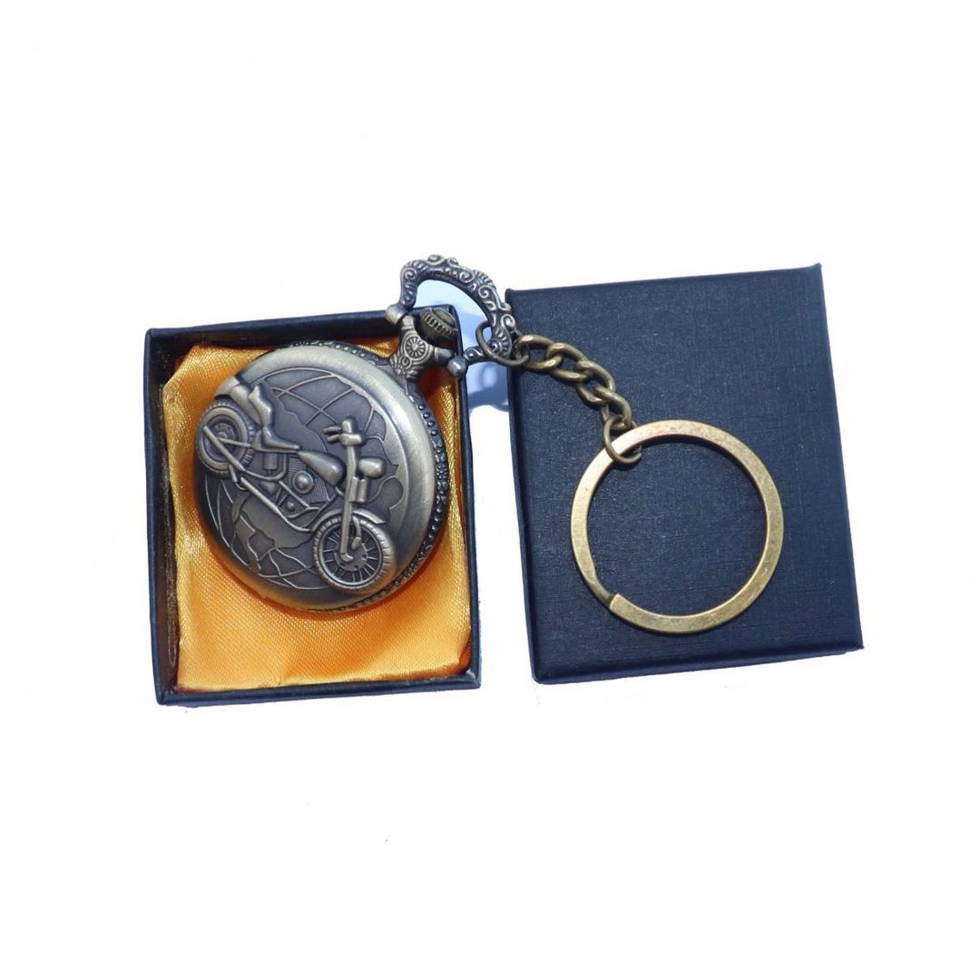 Bullet Antique Pocket Watch Vintage Keychain