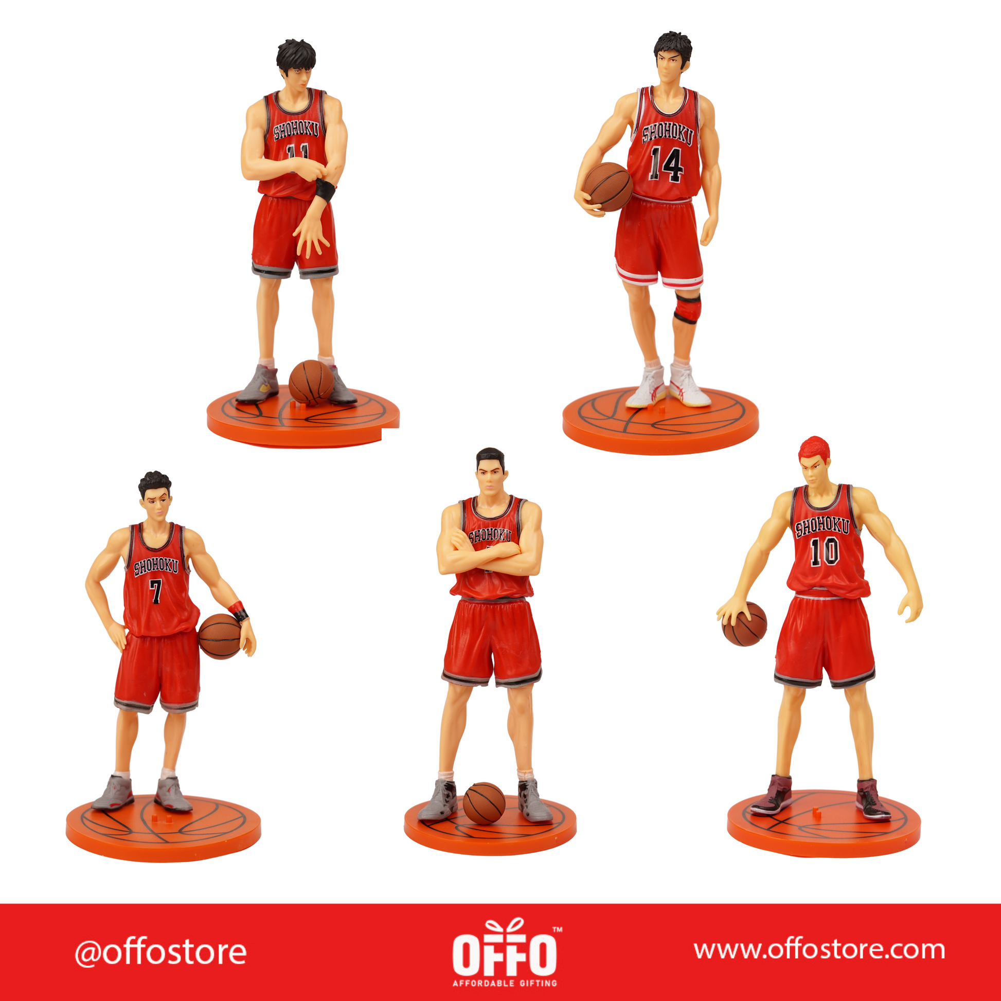 Slam Dunk Set Of 5 Action Figures [20 cm]