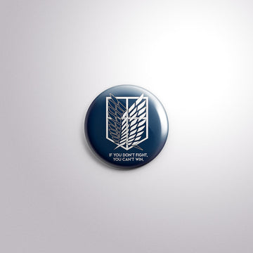 Attack on Titan Scratch-Proof Button Badge