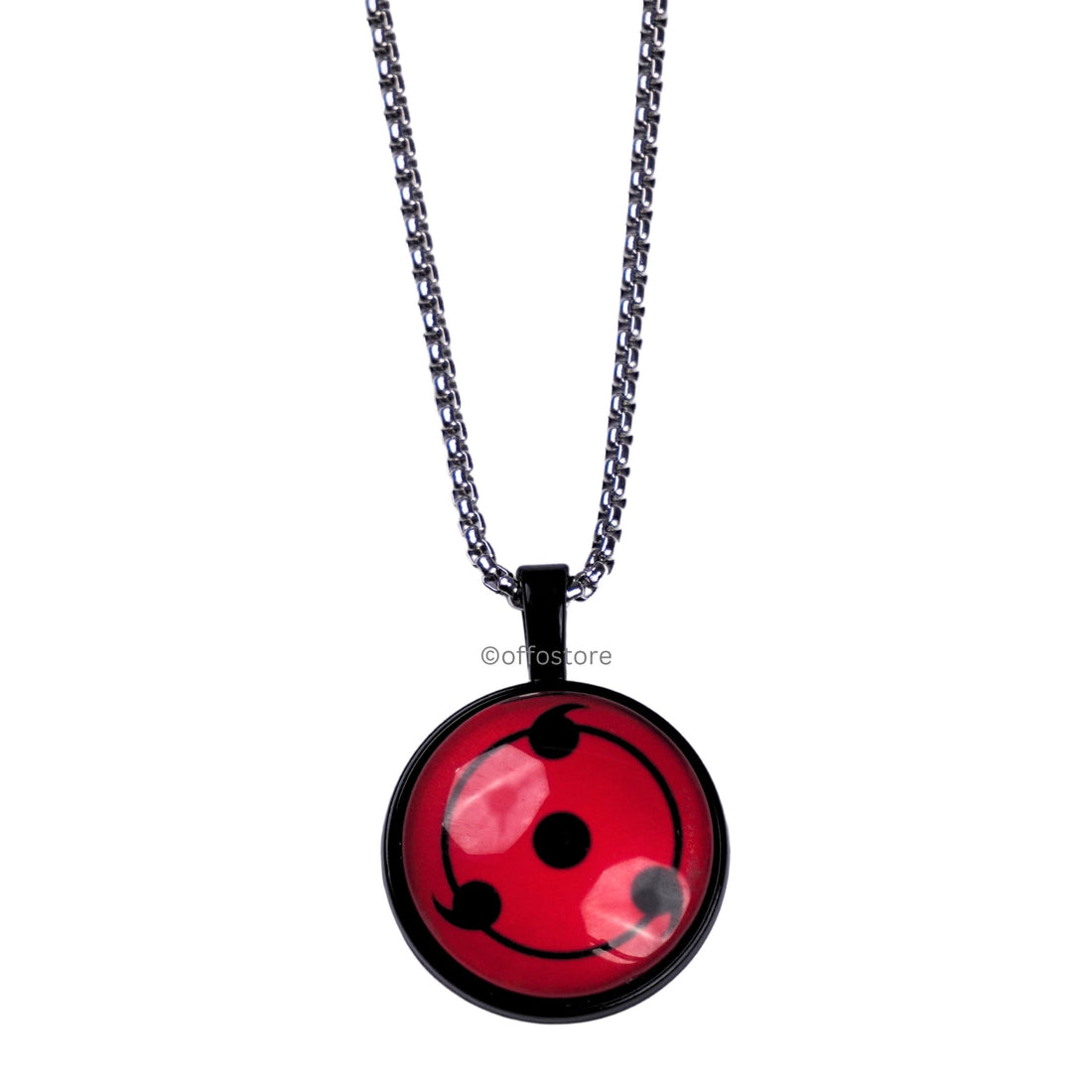 Naruto Anime Three Tomoe Sharingan Locket