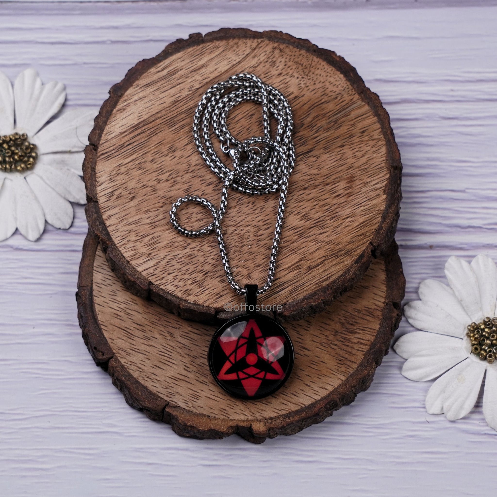 Naruto Anime Sasuke's Etrenal Magekyou Sharingan Locket