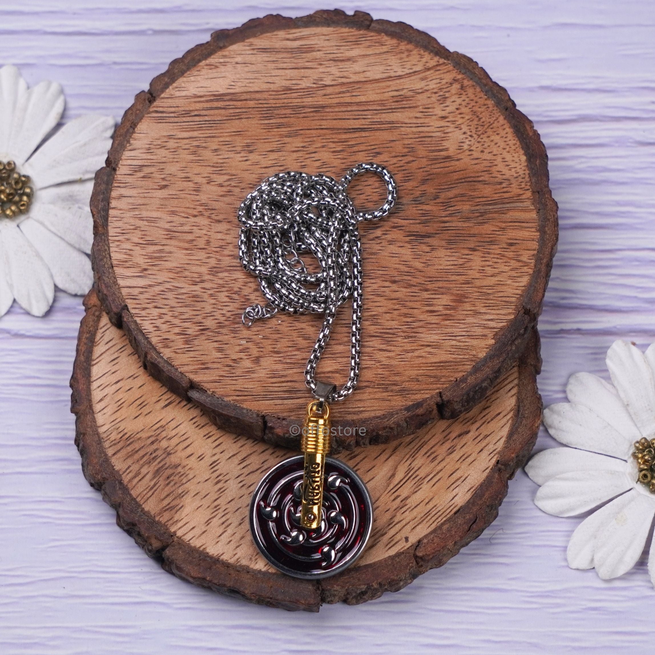 Anime Lockets Collection Naruto Anime Rinne Sharingan Locket