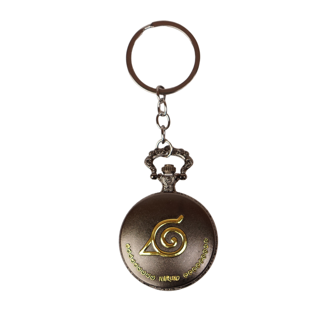 Naruto Black Pocket Watch Keychain