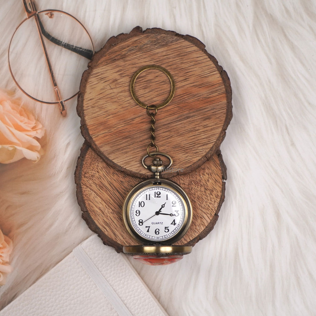 Naruto Anime Rasengan Pocket Watch Keychain