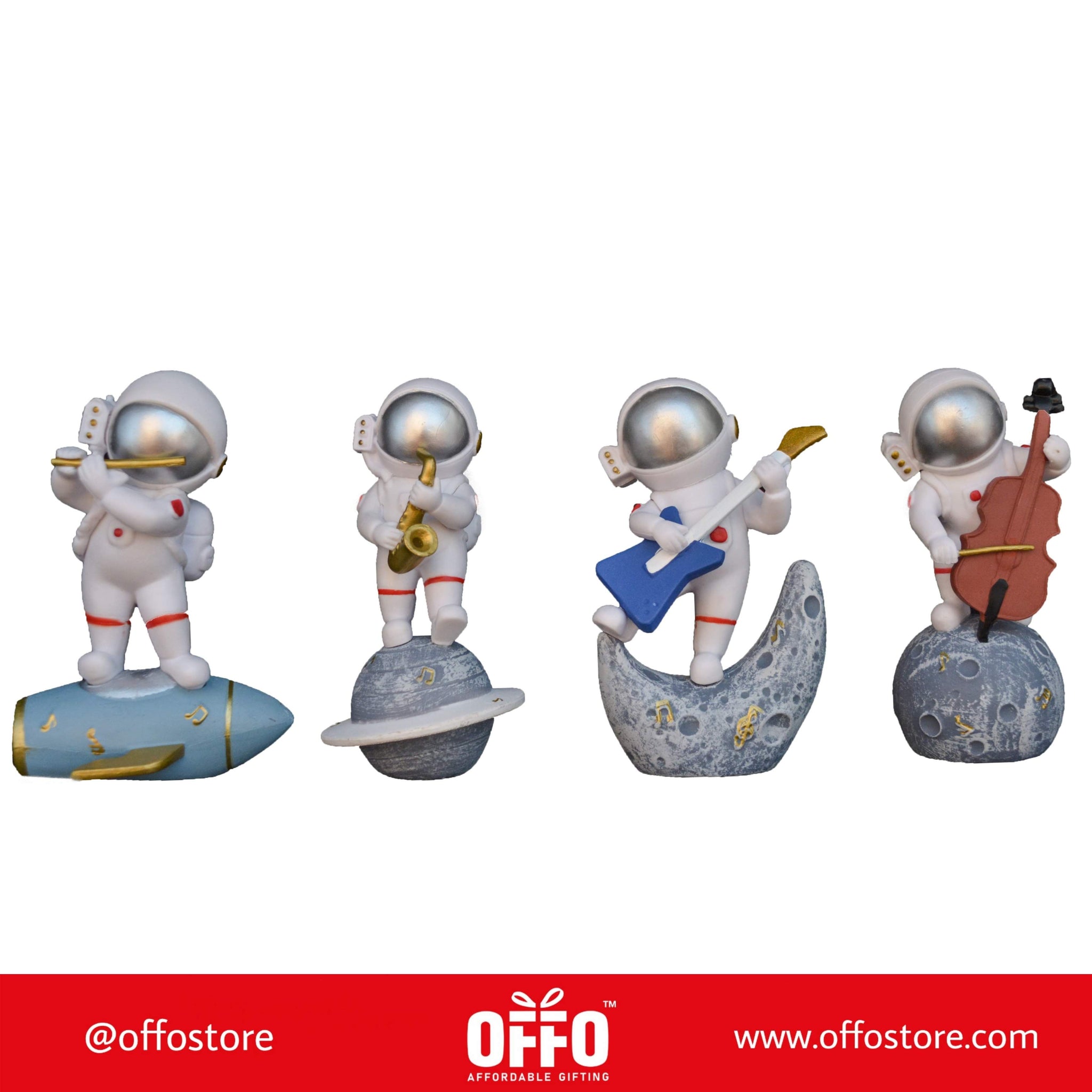 Astronaut Action figures Set of 4 [5-9cm]