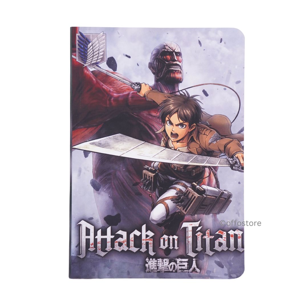 Anime: Attack On Titan Eren Velvet Finish A5 Notebook