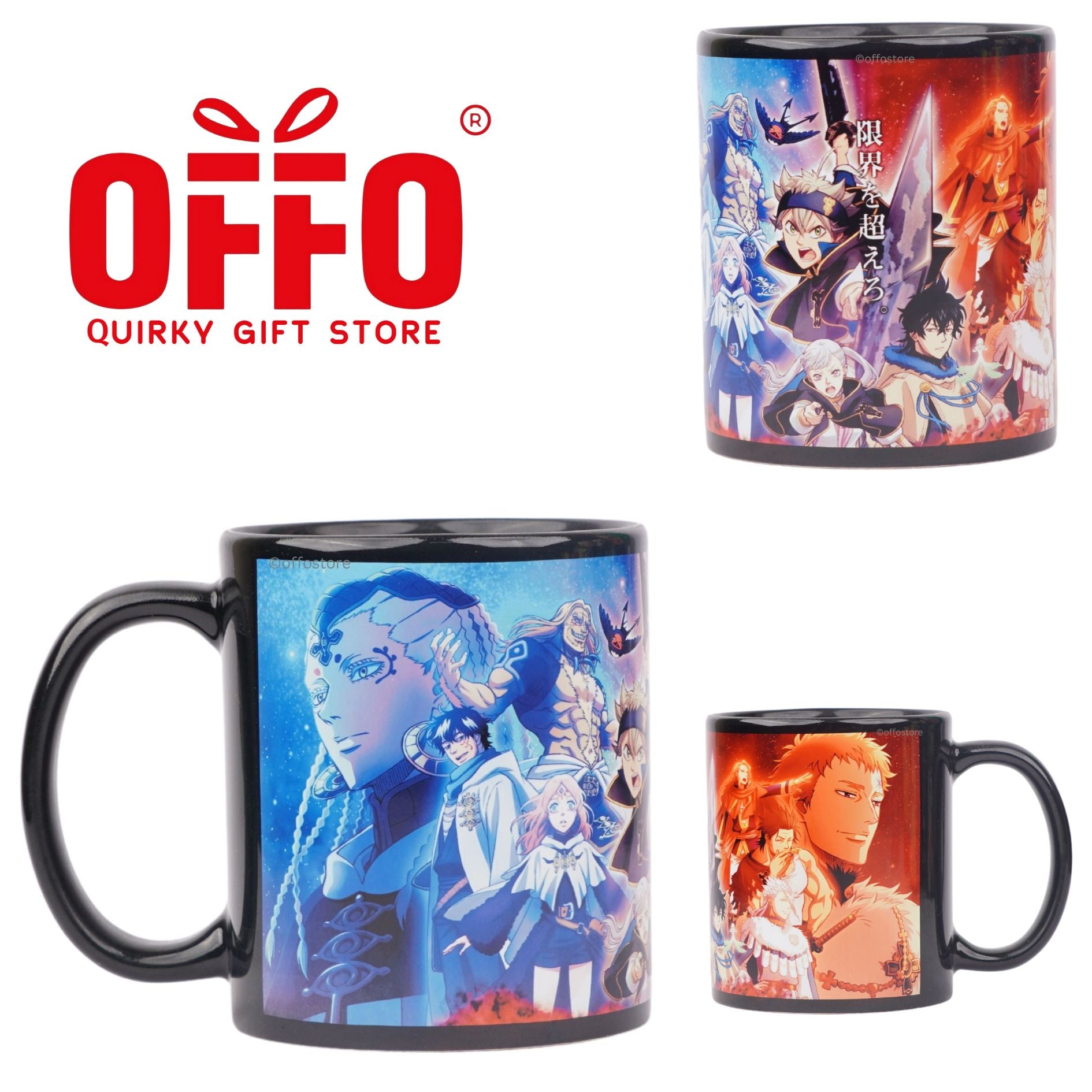 Black clover - Black Ceramic Mug