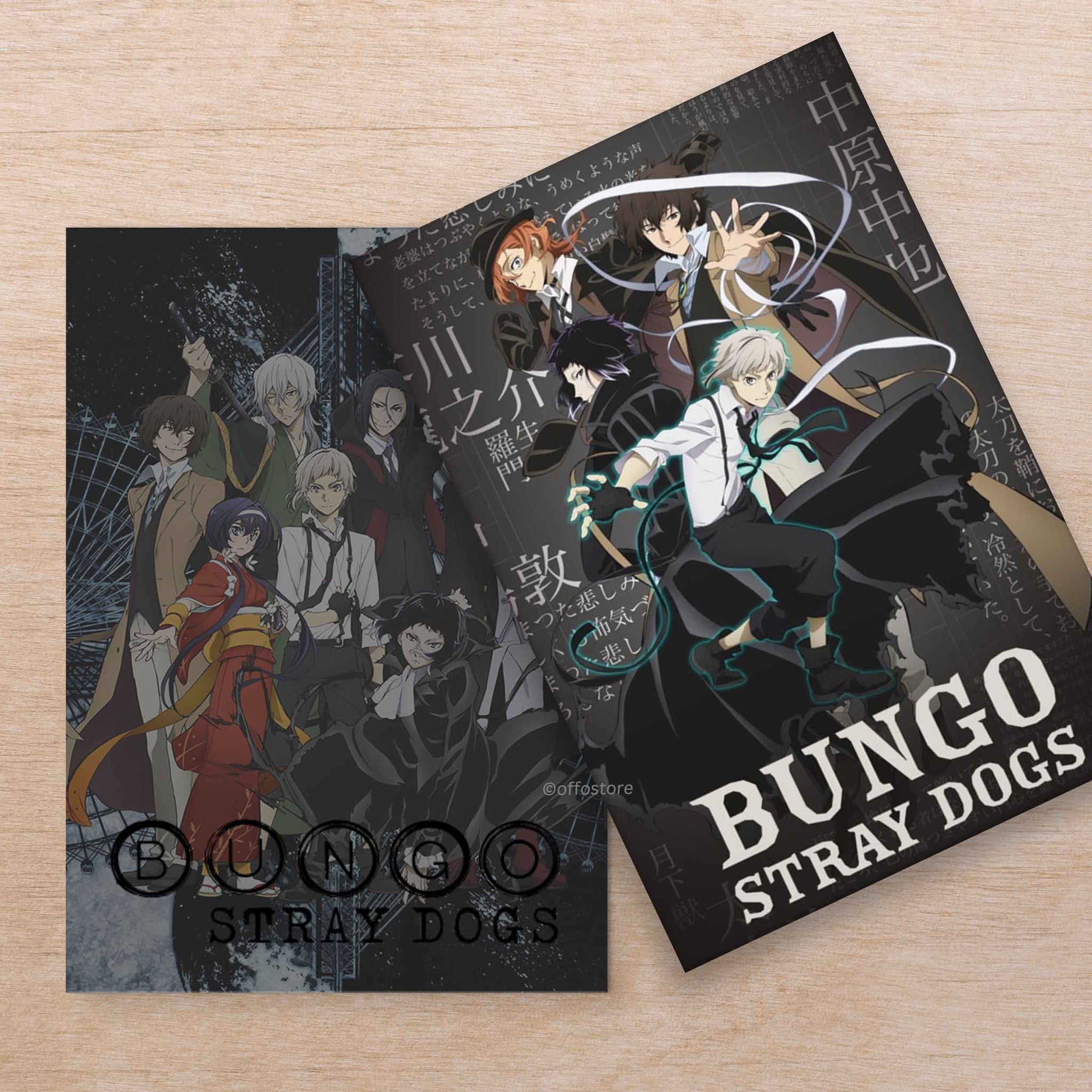 Anime: Bungo Stray Dogs Velvet Finish A5 Notebook