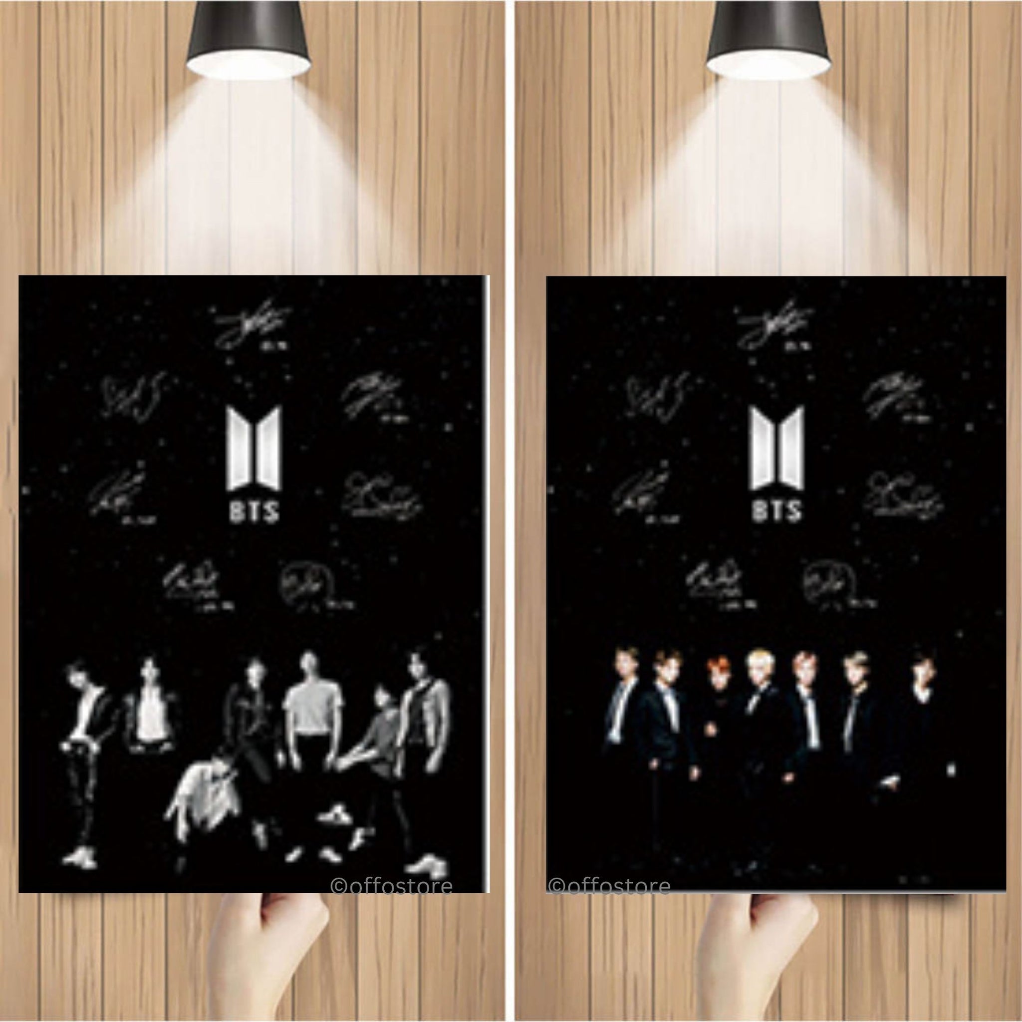 BTS Group 3D Poster