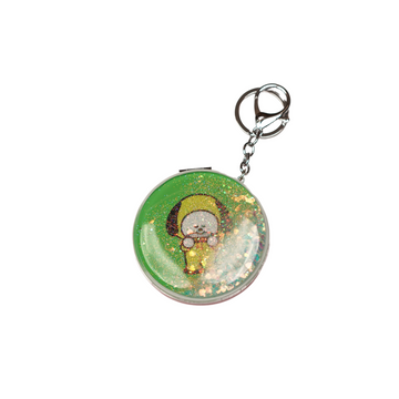 BTS BT21 Glitter Chimmy Cosmetic Mirror Keychain