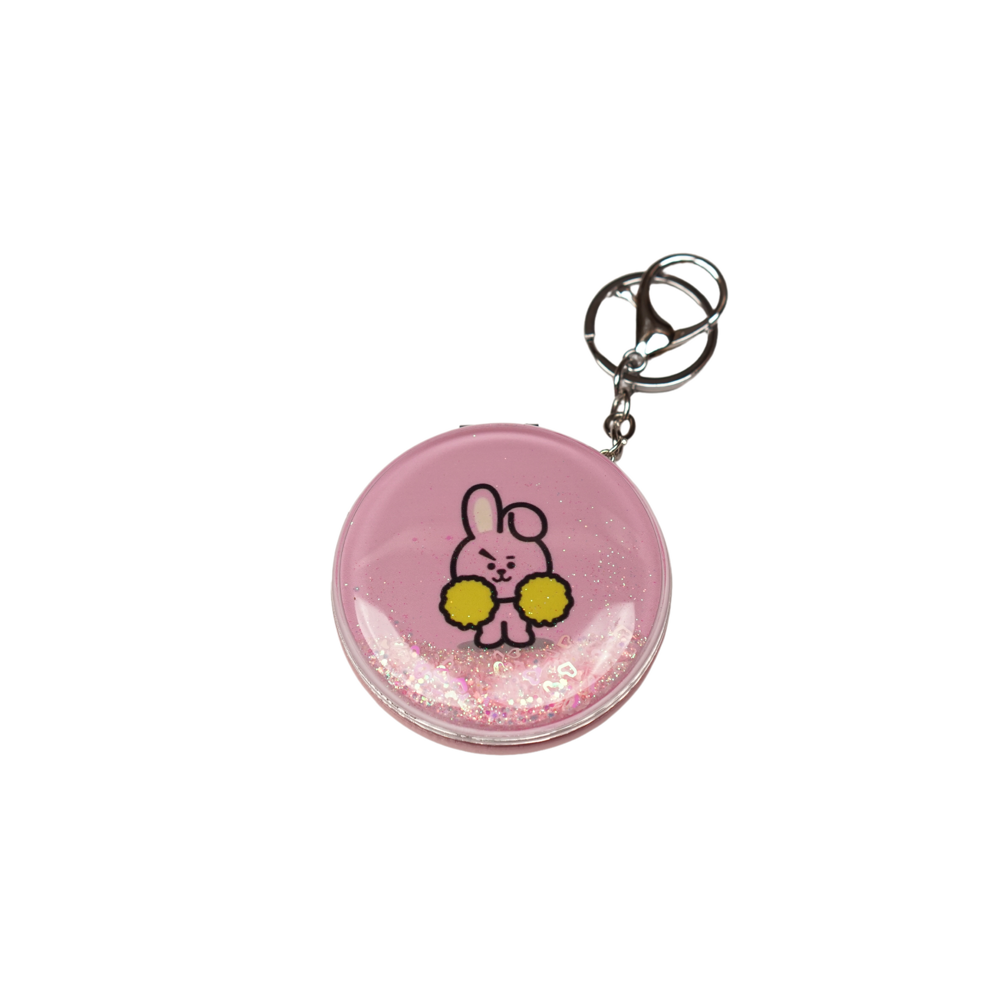 BTS BT21 Glitter Cooky A Cosmetic Mirror Keychain