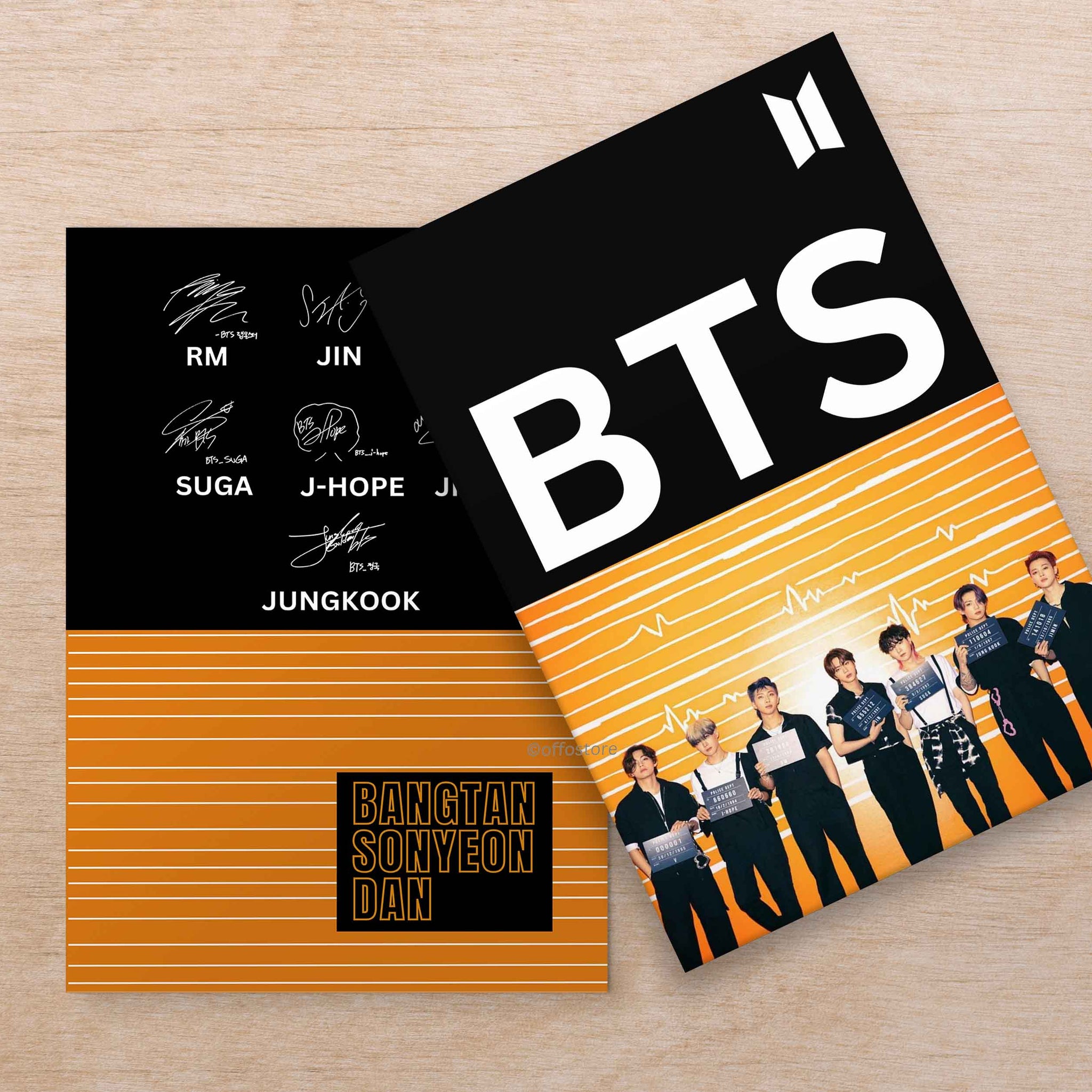 BTS Butter Velvet Finish A5 Notebook