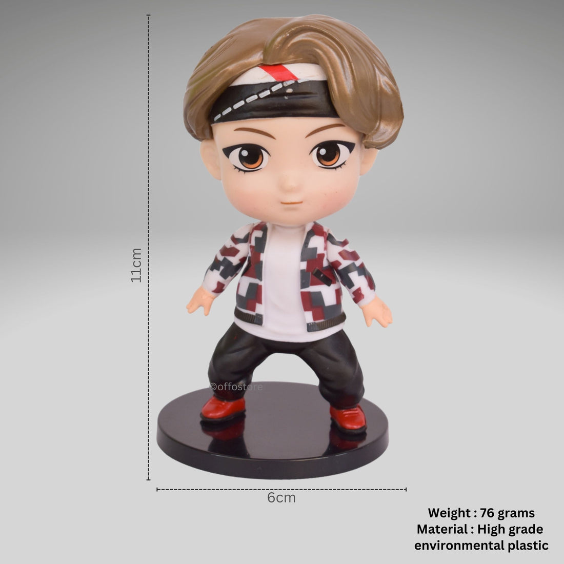 BTS Tiny Tans Figurines - Mic drop standing (Set of 7) [Size : 11-12 cm]