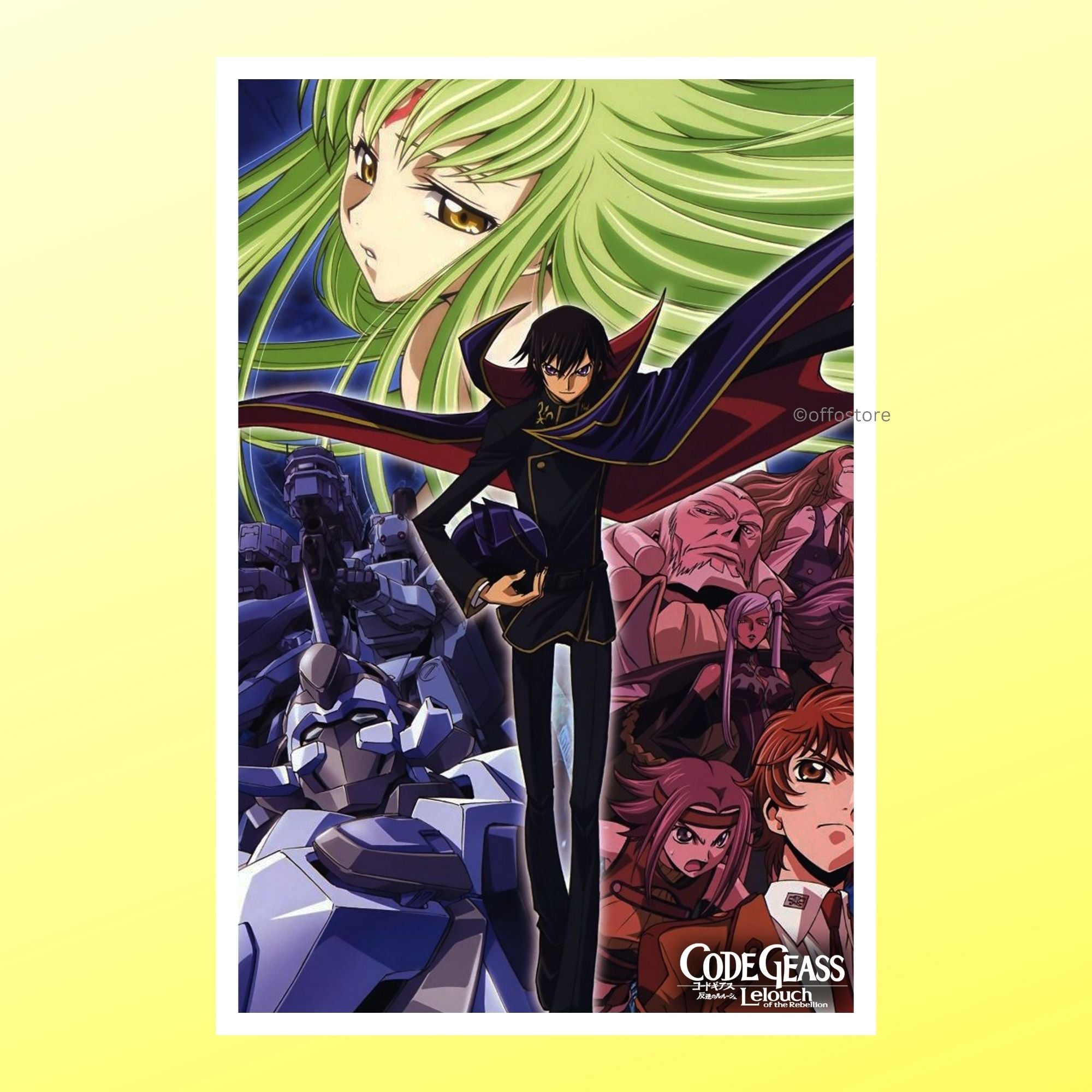 Code Geass Anime Wall Poster