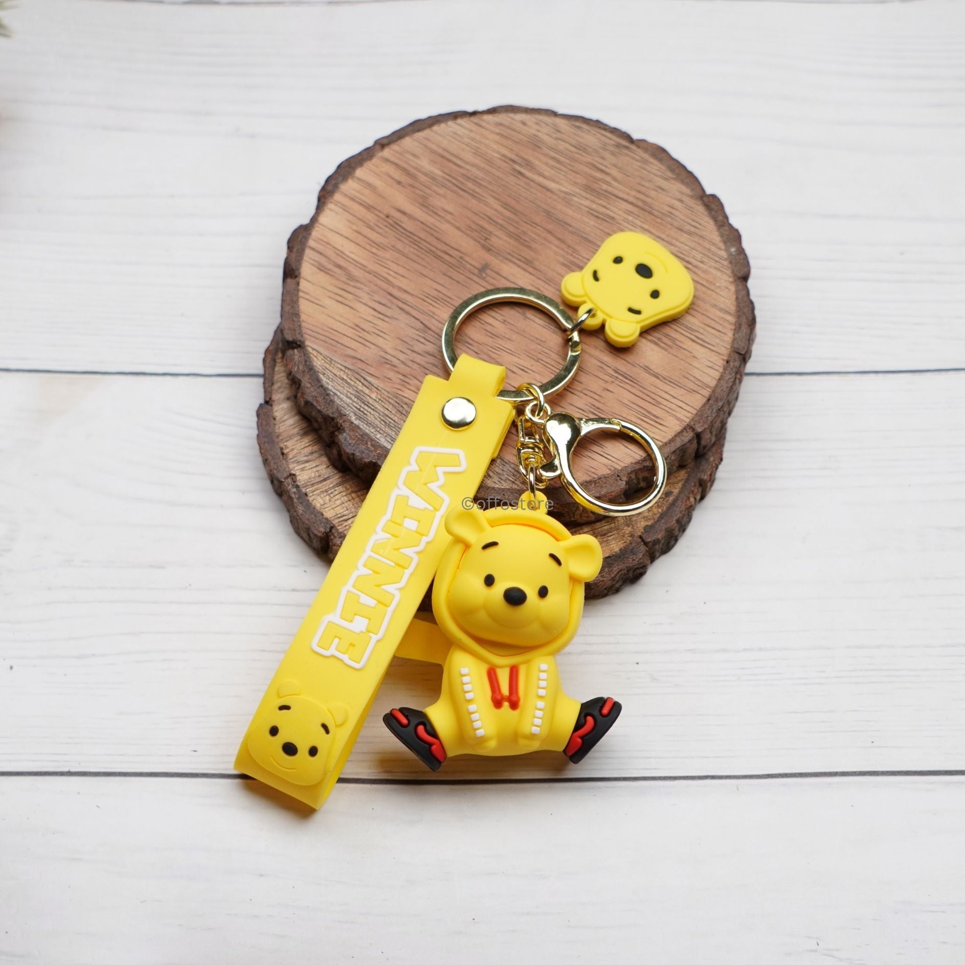 Winnie-The-Pooh Rubber Keychain-2