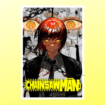 Chainsaw Man Anime Makima Wall Poster