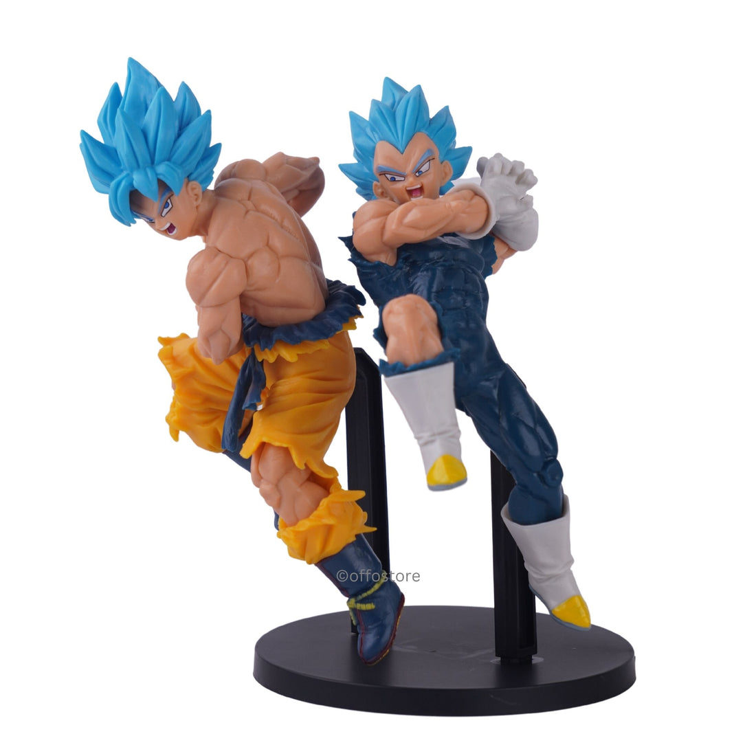Dragon Ball Z Anime Goku And Vegeta Super Saiyan Blue Set Of 2 Action Figures