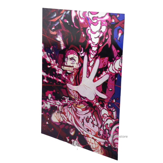 Demon Slayer Anime 3D Poster - A