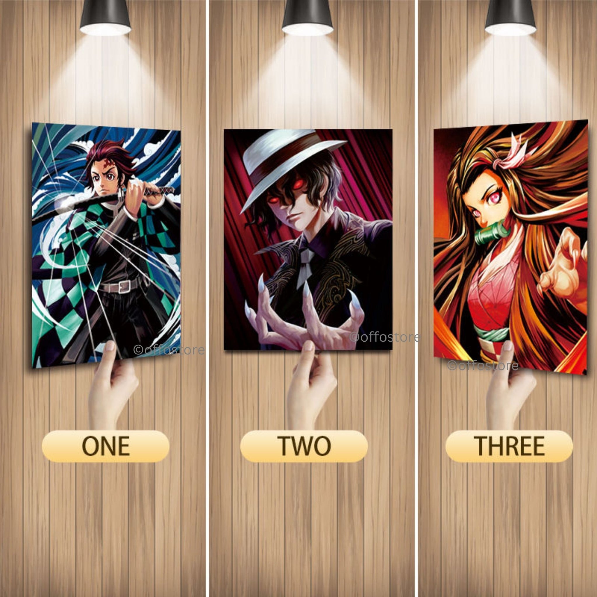 Demon Slayer Anime 3D Poster - D