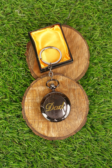 Dad Pocket Watch Vintage Keychain