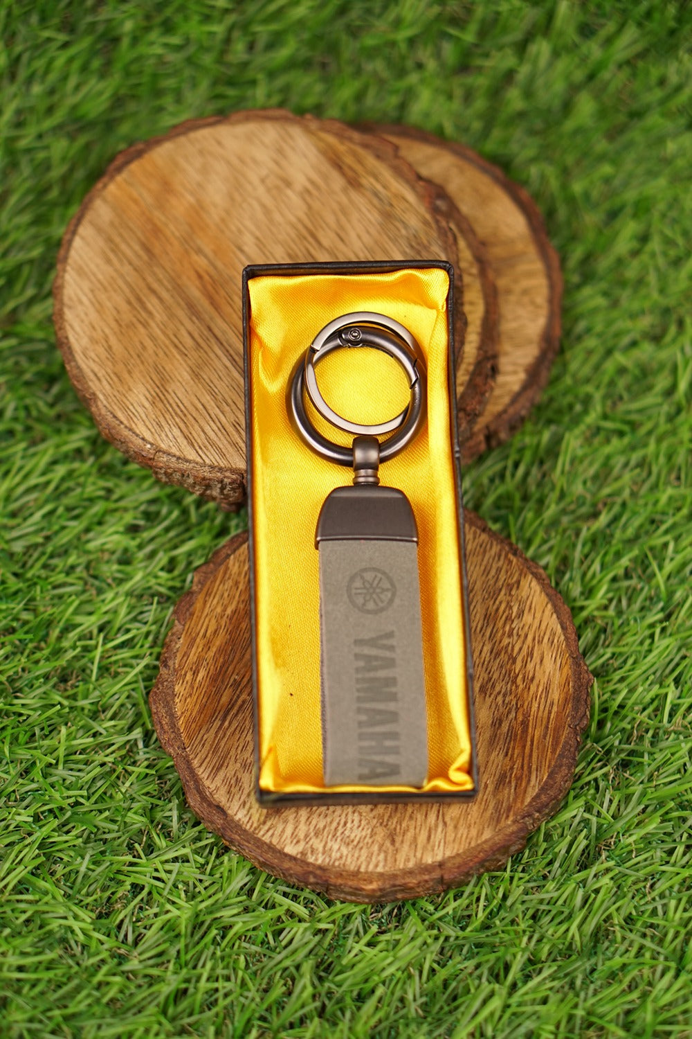 Yamaha Leather C Keychain