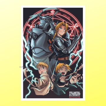 Full Metal Alchemist Anime Wall Poster