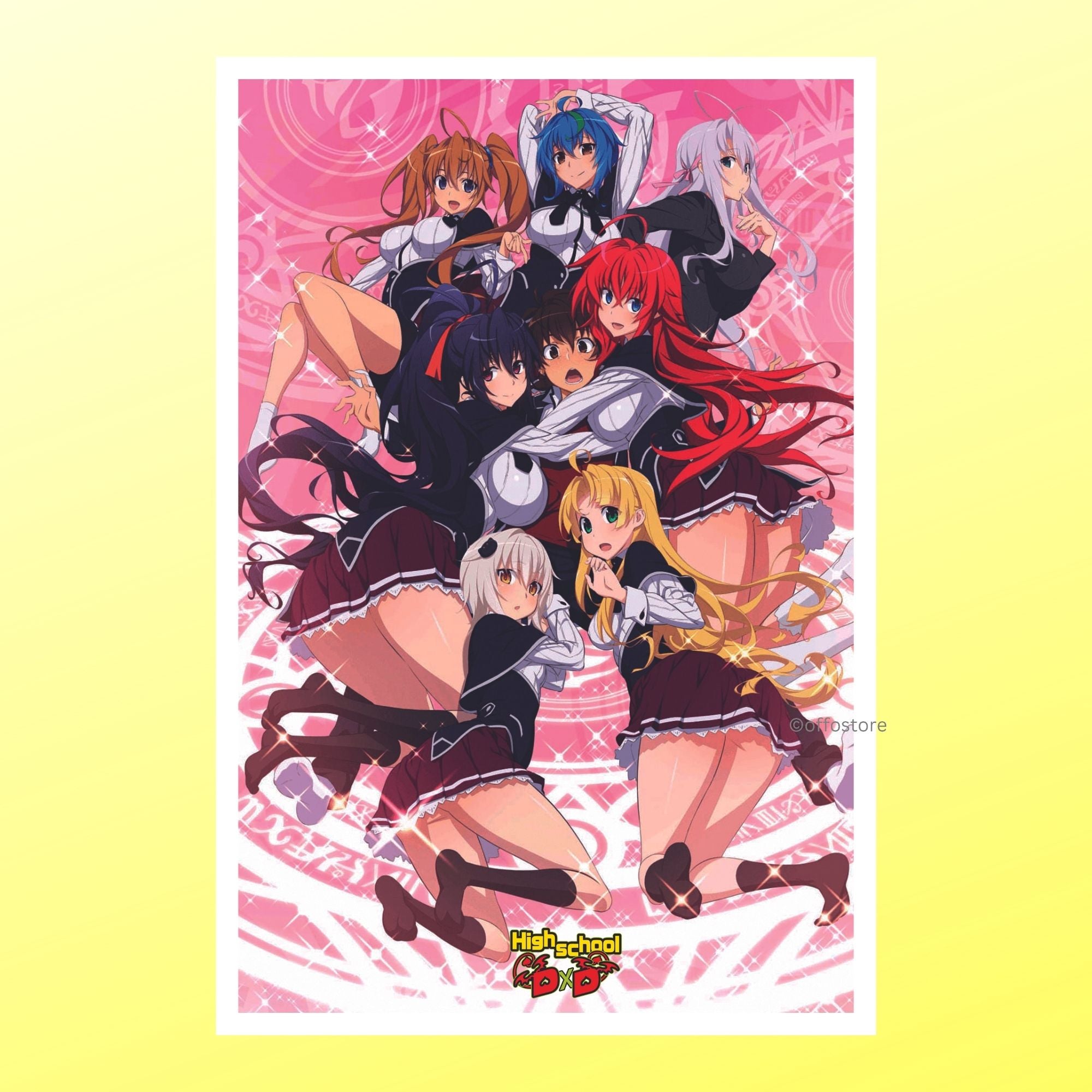 High School DXD Anime Wall Poster