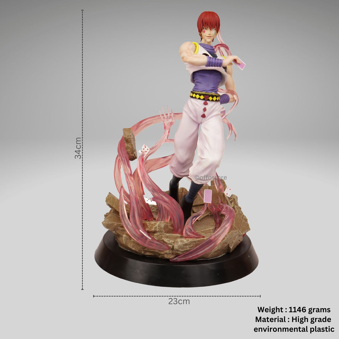 Hunter x Hunter Hisoka 2 Heads Action Figure [35 cm]