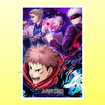 Jujutsu Kaisen Anime Group Wall Poster