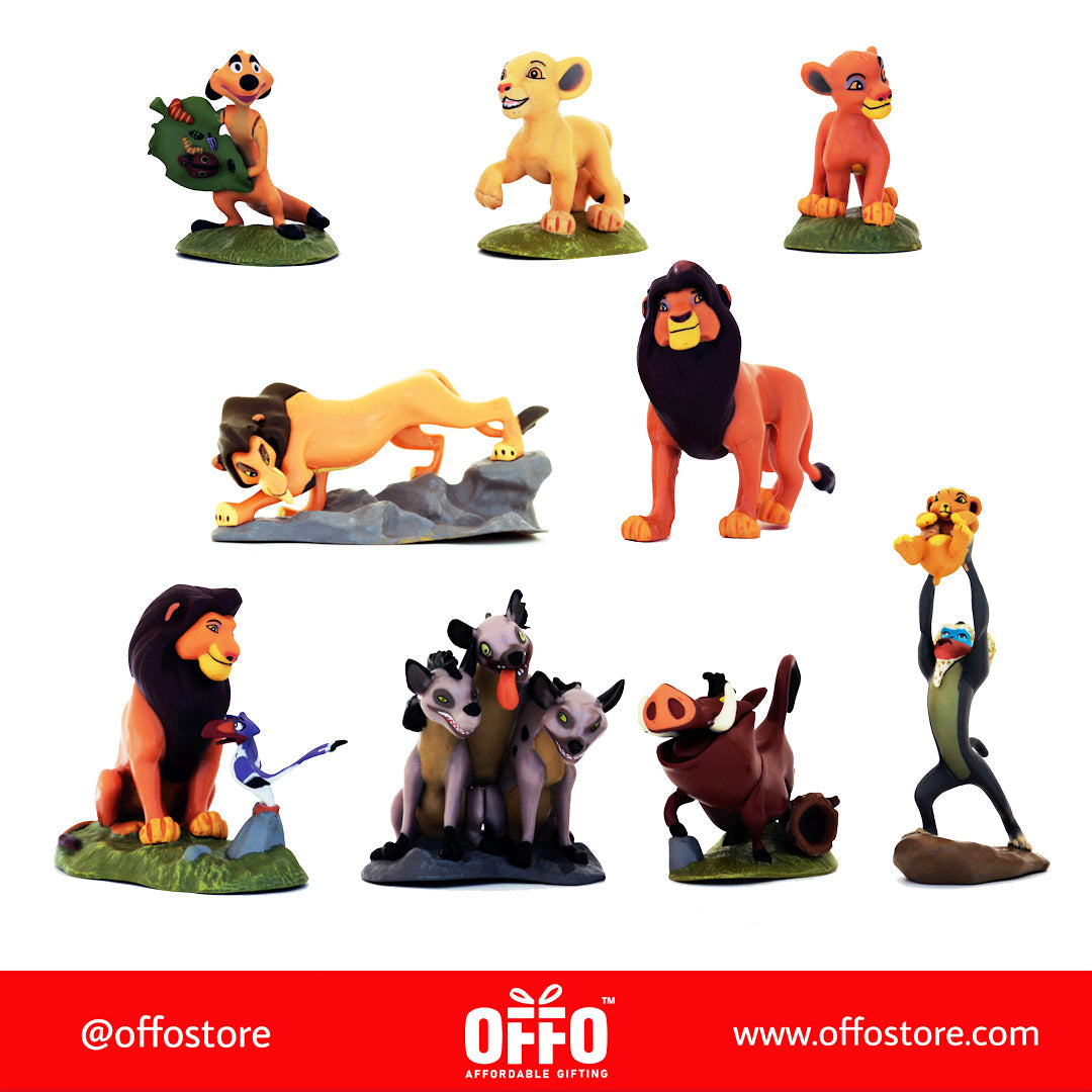 Lion King Action figures Set of 9 [5-9cm]