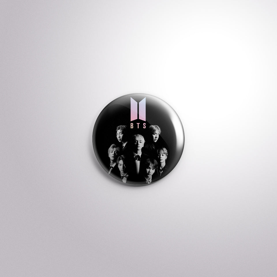 BTS Scratch-Proof Button Badge