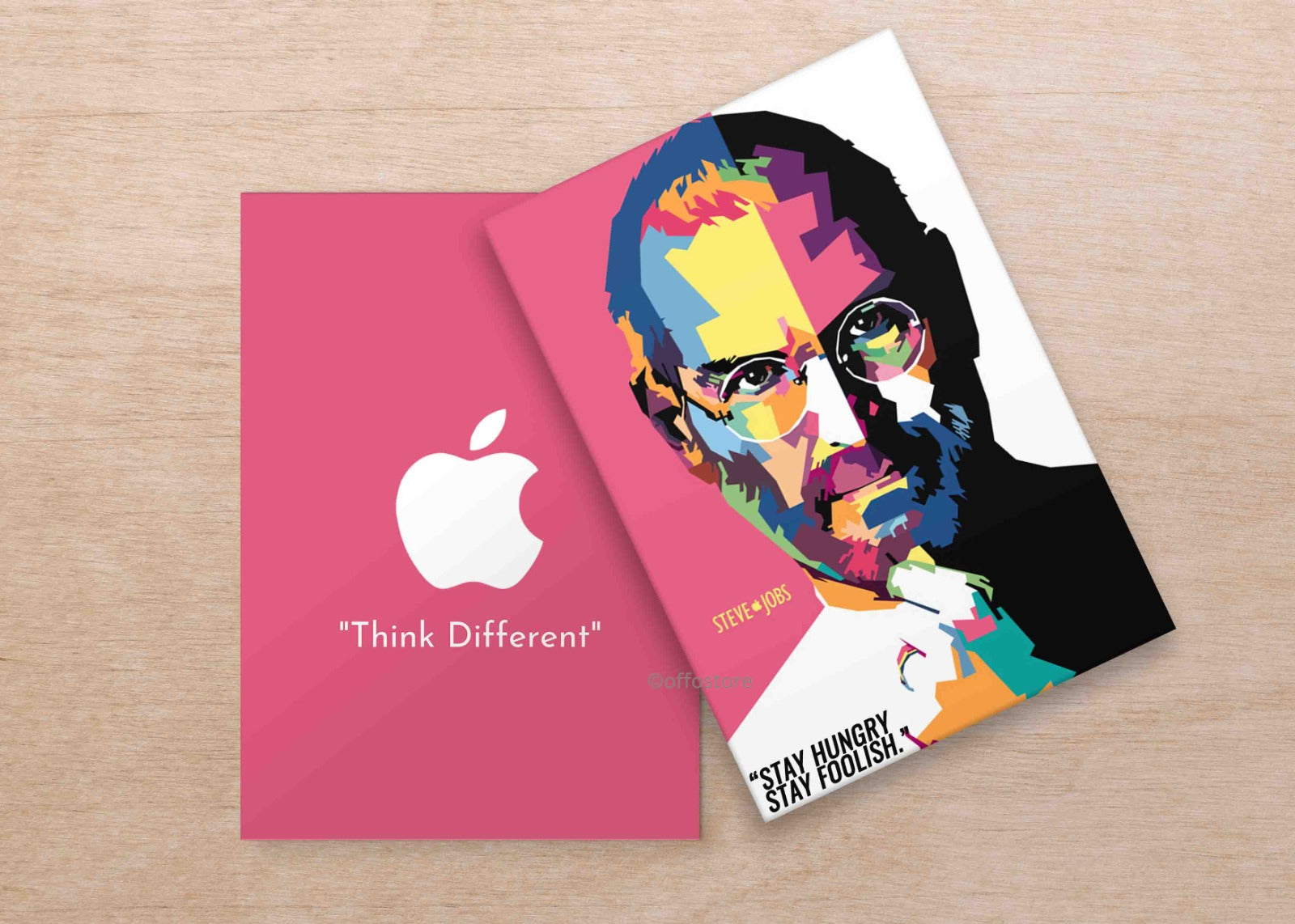 Steve Jobs Velvet Finish A5 Notebook