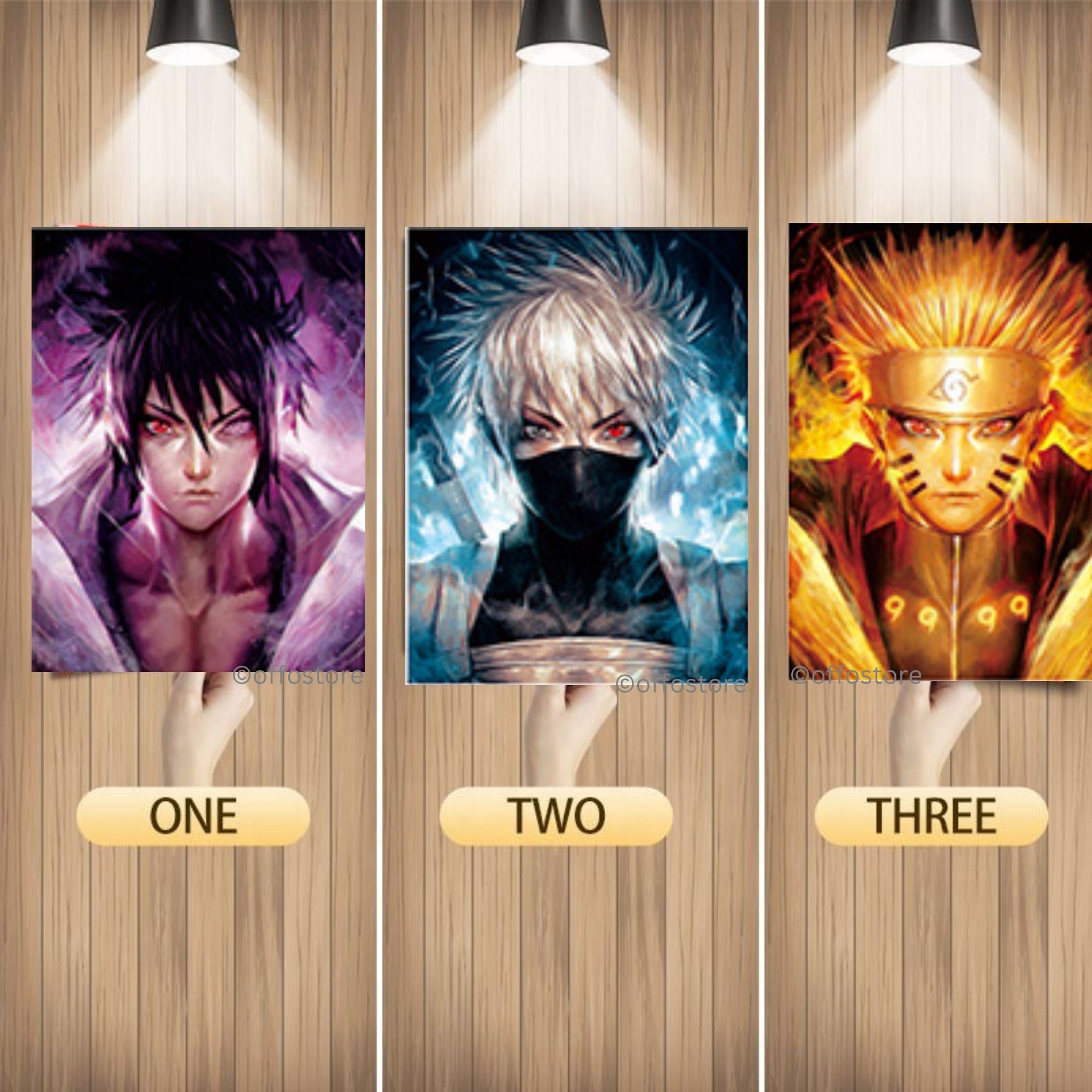 Naruto Anime 3D Poster - C