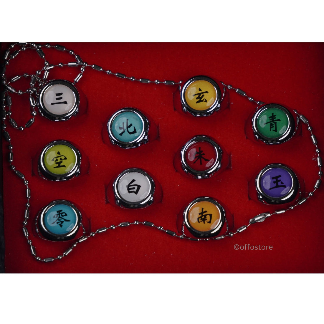 Naruto Akatsuki Ring Set Accessories