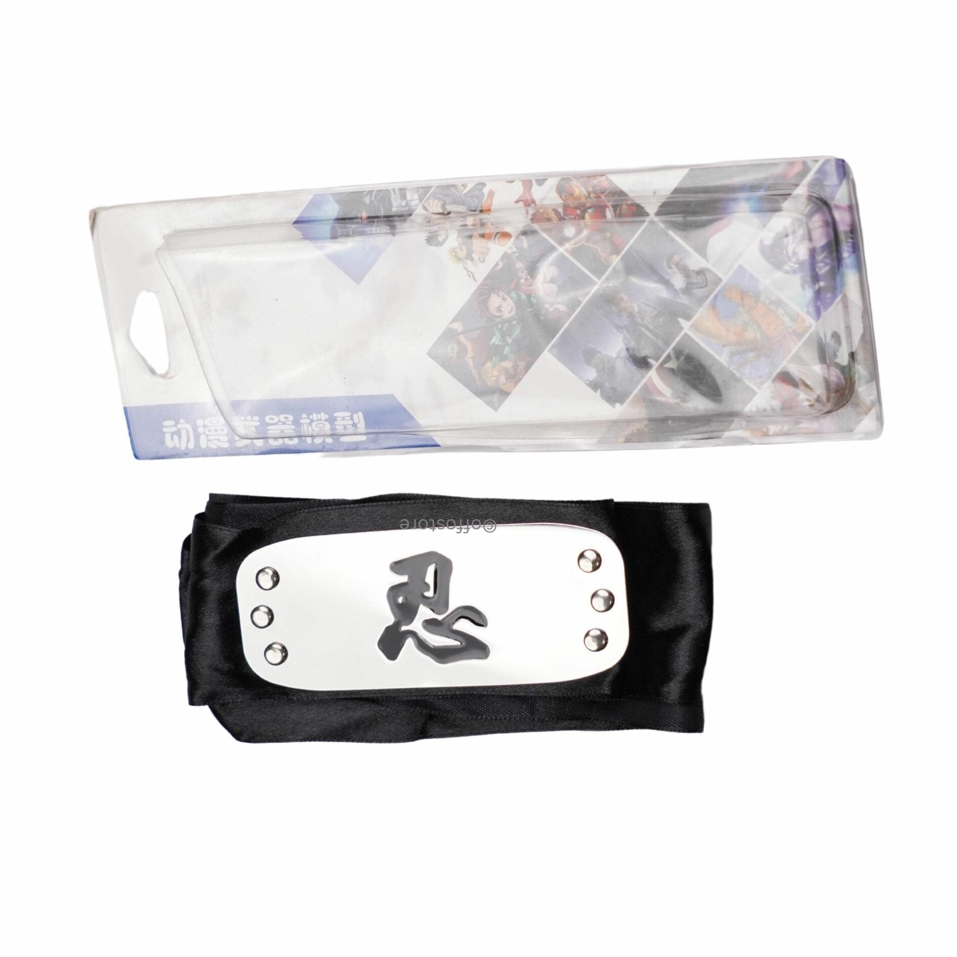 Naruto Anime Allied Shinobi Black Head Band