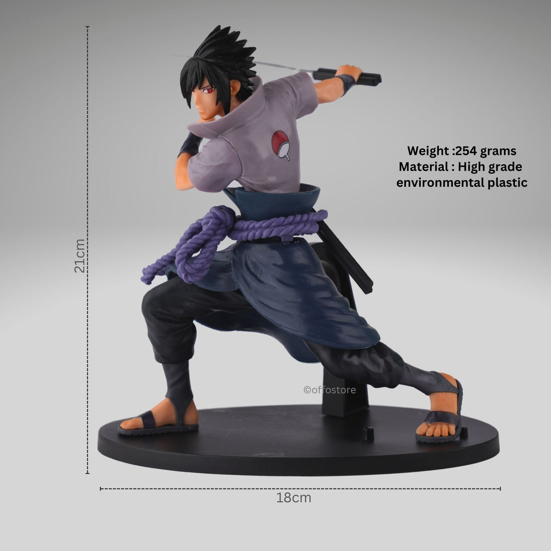 Naruto Anime Sasuke Uchiha - C Action Figure [20cm]