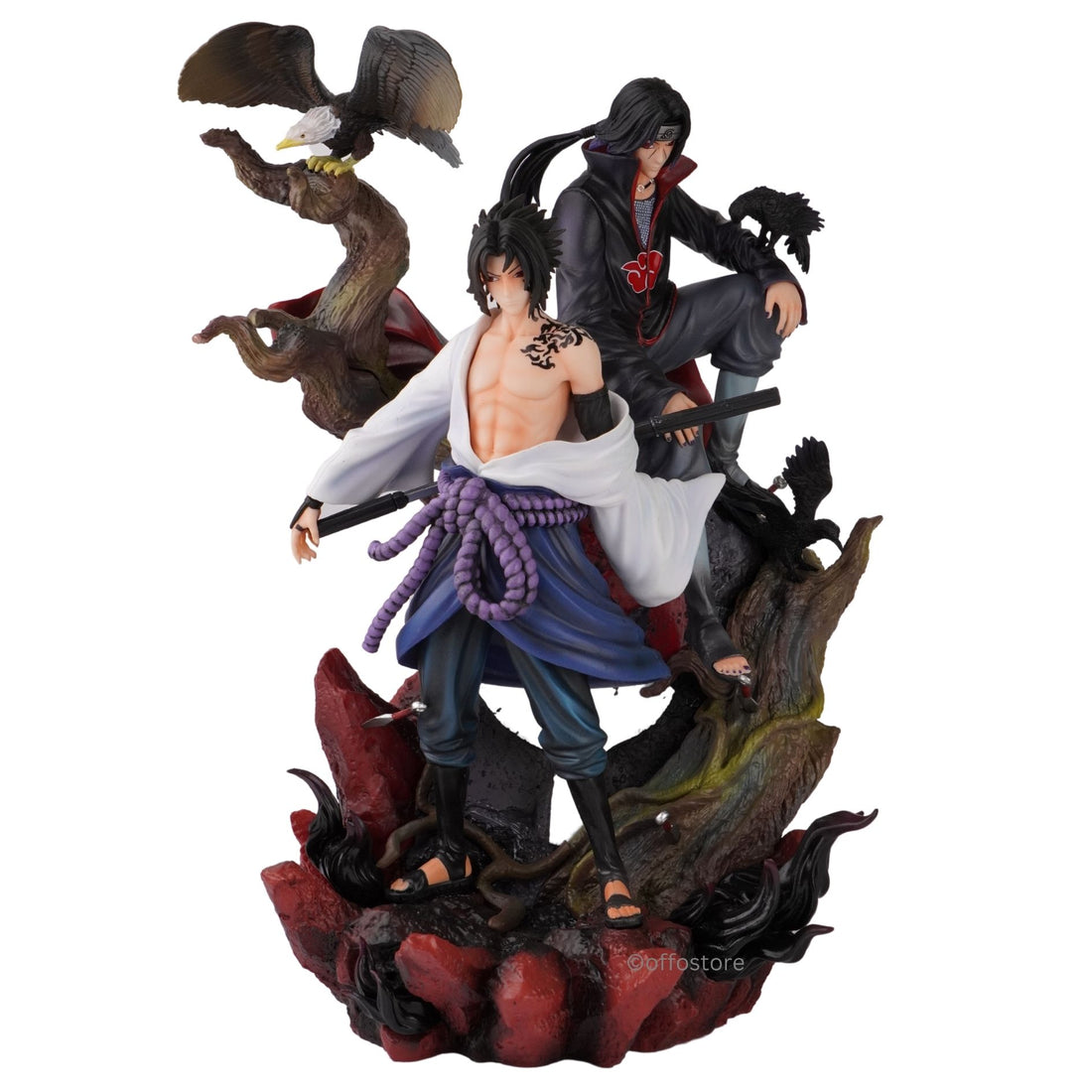 Naruto Anime Sasuke And Itachi Uchiha Action Figure